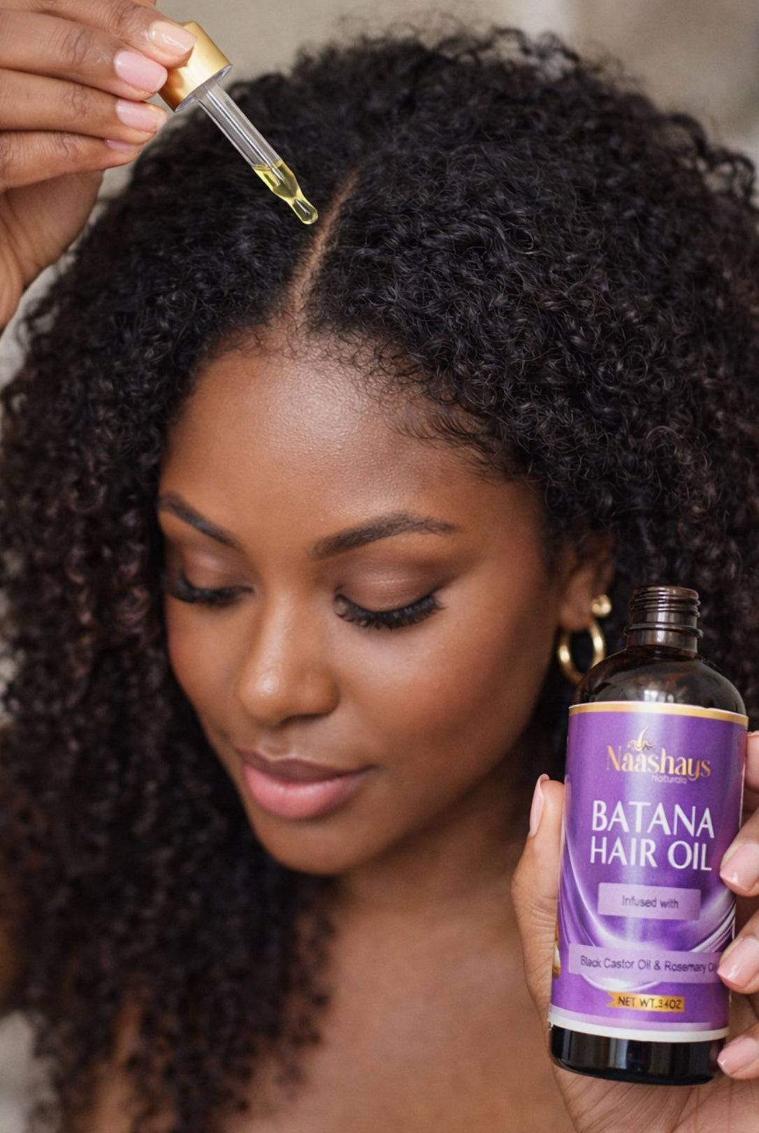 Complete hair care routine with Batana oil for hair growth and hydration
