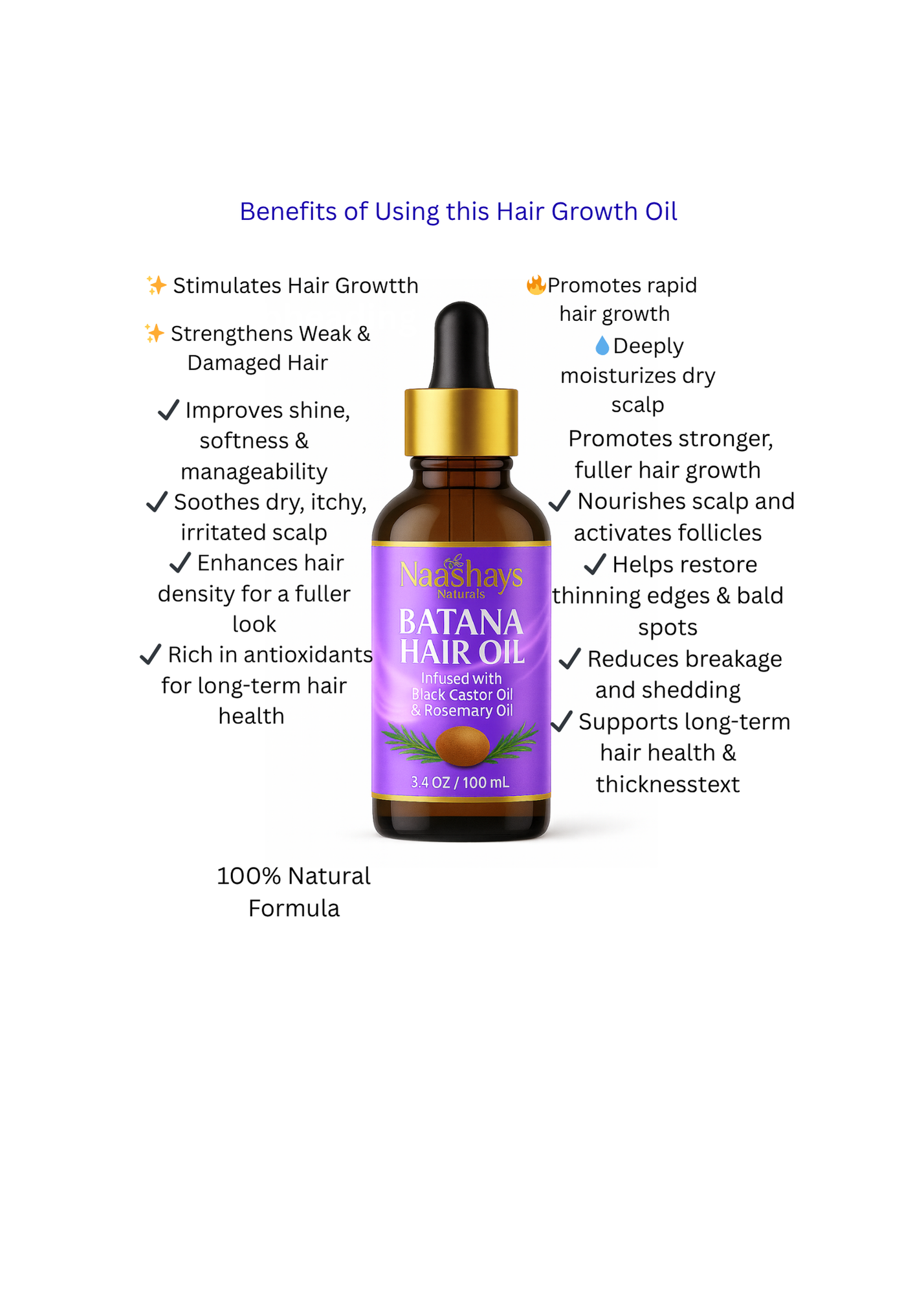 
Hair growth and hydration benefits using Batana oil and natural hair products
