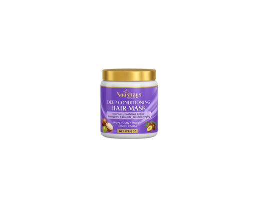 Naasahys Naturals Deep Conditioning Hair Mask. Naturals Deep Repair Hair Mask, Paraben and Sulfate Free, Deep Conditioner for Reviving dull hair, Damaged and dry Hair. Hydrating dry, Frizzy, All Hair Type
